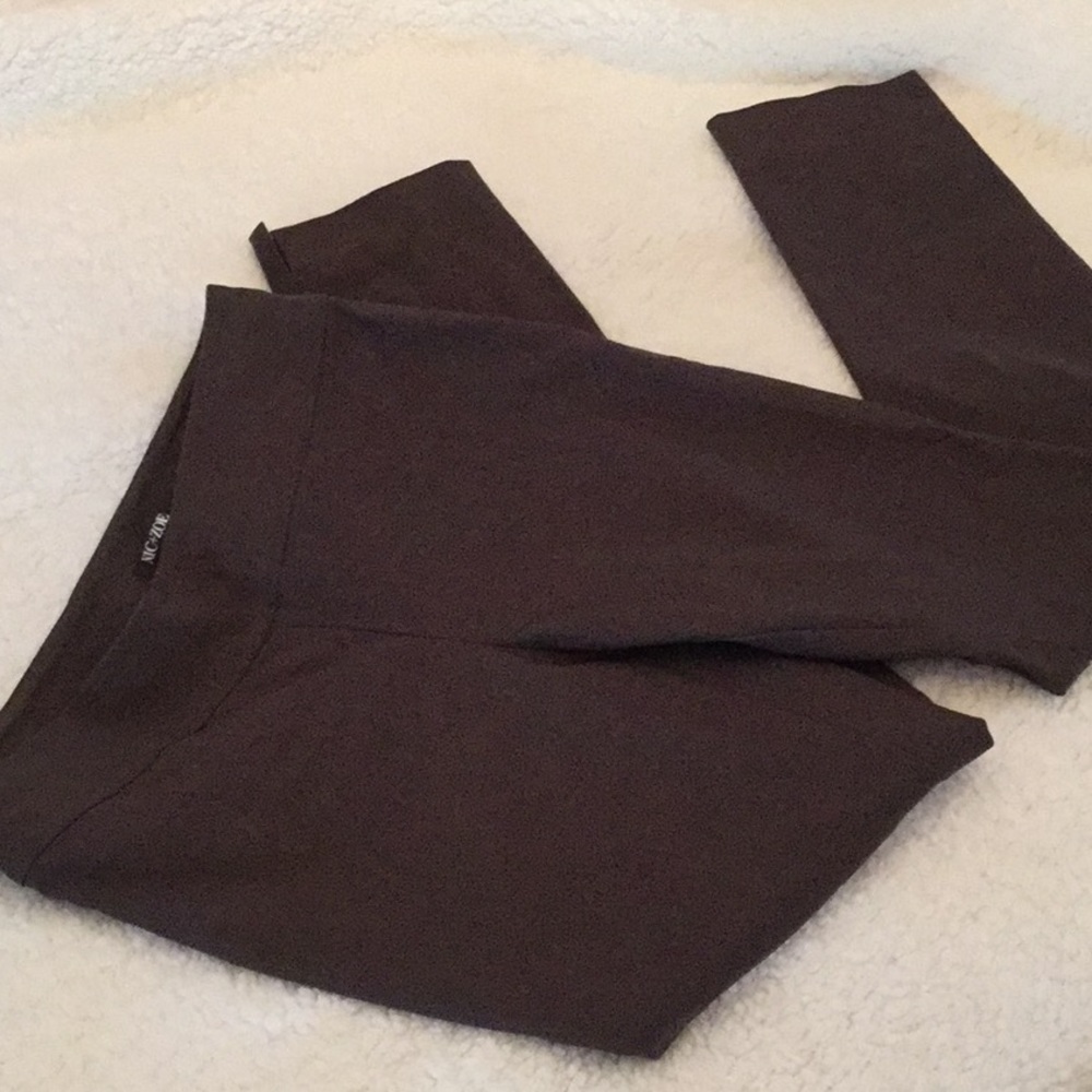 Dark gray stretch pants